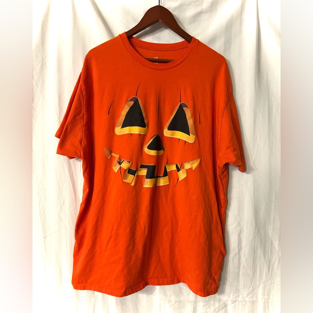 Halloween Orange Pumpkin 🎃 Jack-o-Lantern T-Shirt